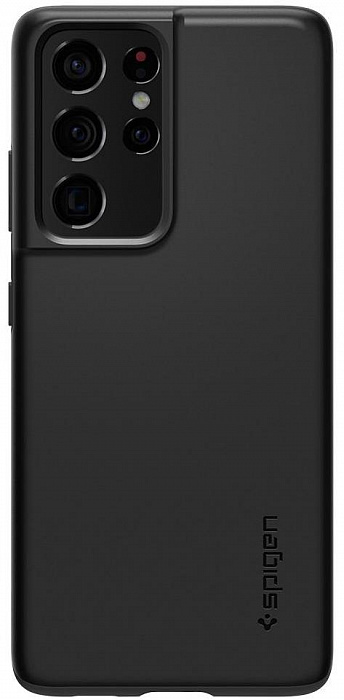 Купить Чехол Spigen Thin Fit (ACS02346) для Samsung Galaxy S21 Ultra (Black)